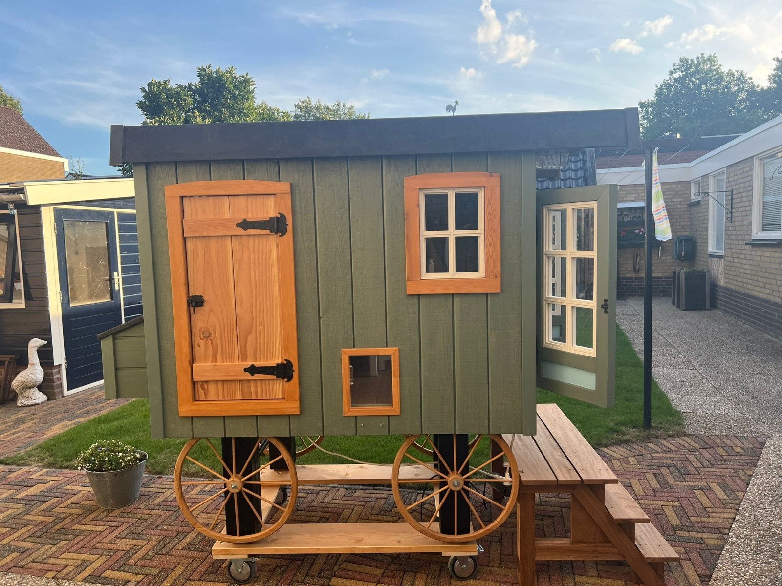 speelhuis pipowagen, Ophalen of Verzenden, Nieuw, Kunststof