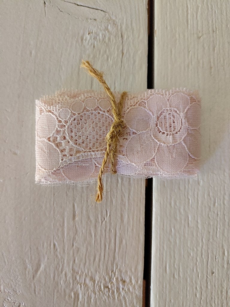 Lief, vintage kantje - zacht roze, Ophalen of Verzenden