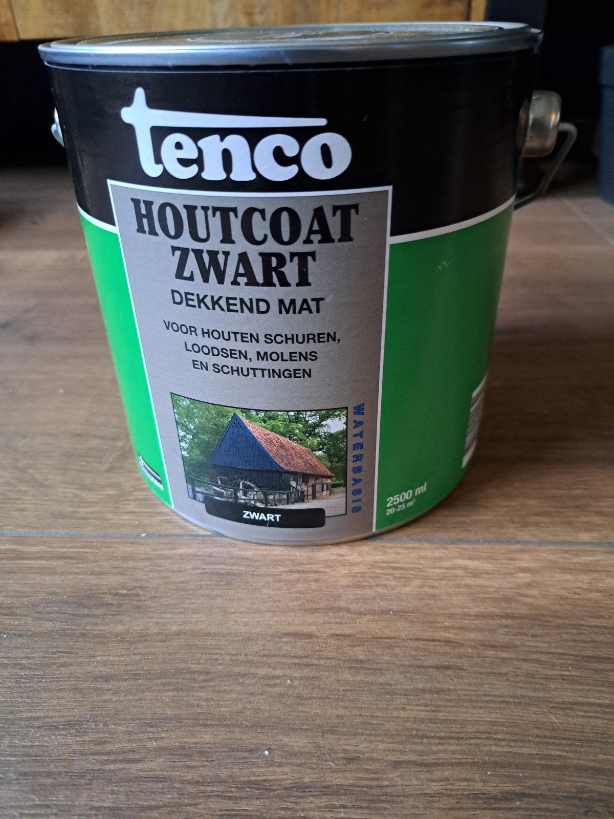 Tenco houtcoat zwart mat, Minder dan 5 liter, Ophalen, Nieuw, Zwart
