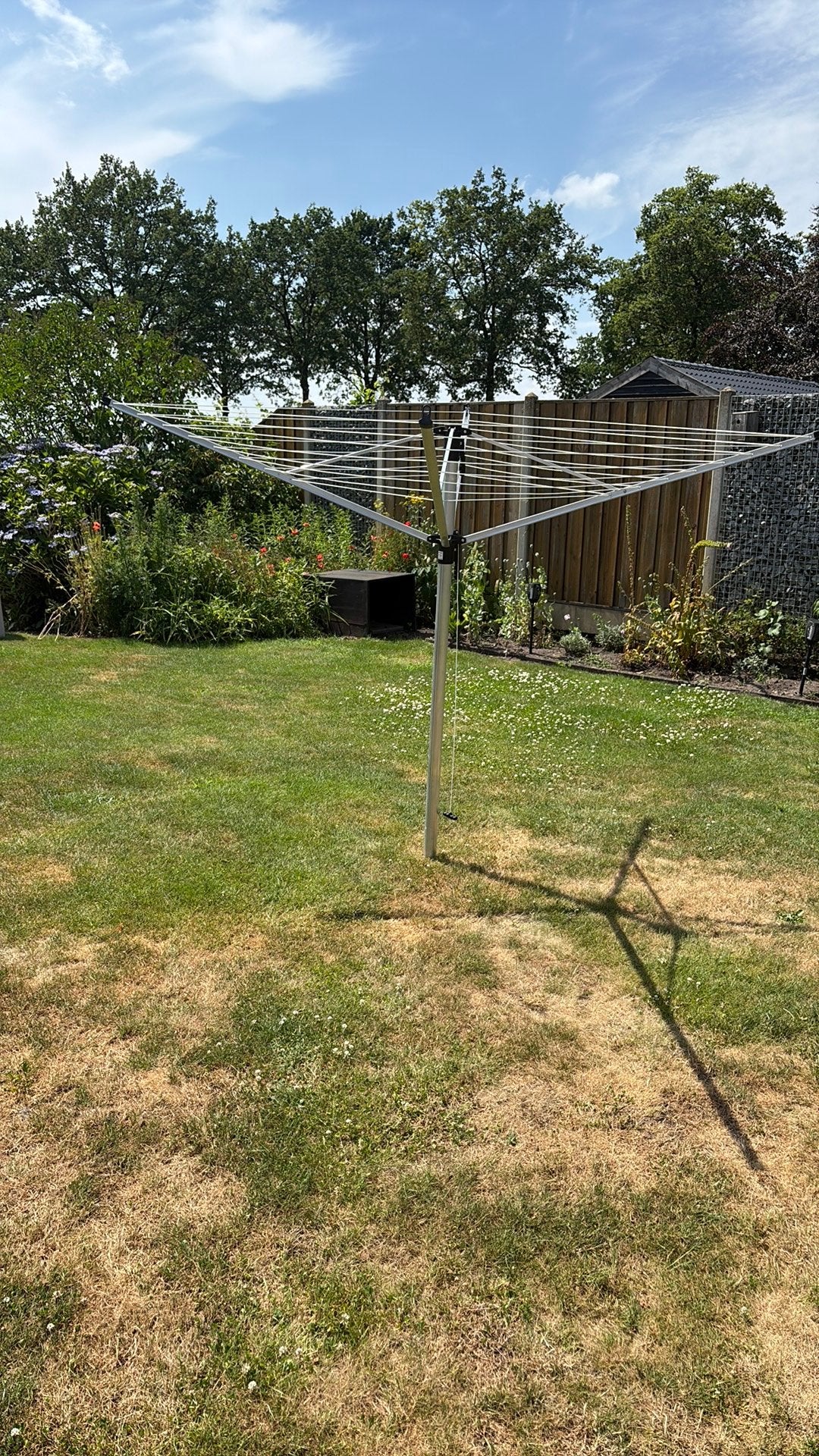 Leifheit aluminium droogmolen, Tuin en Terras, Droogmolens en Wasrekken, Ophalen, Zo goed als nieuw, Droogmolen
