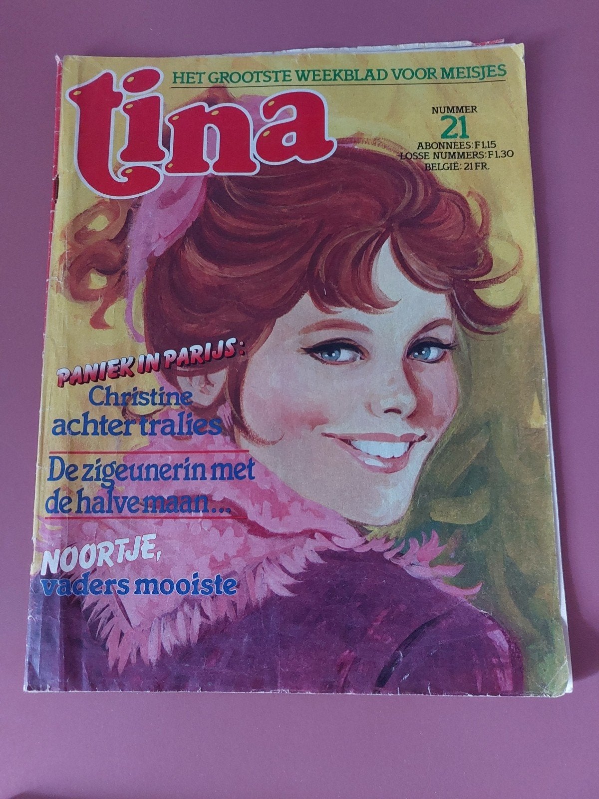 Tina het weekblad voor meisjes, nr 21. 1980., Boeken, Tijdschriften en Kranten, Ophalen of Verzenden, Gelezen