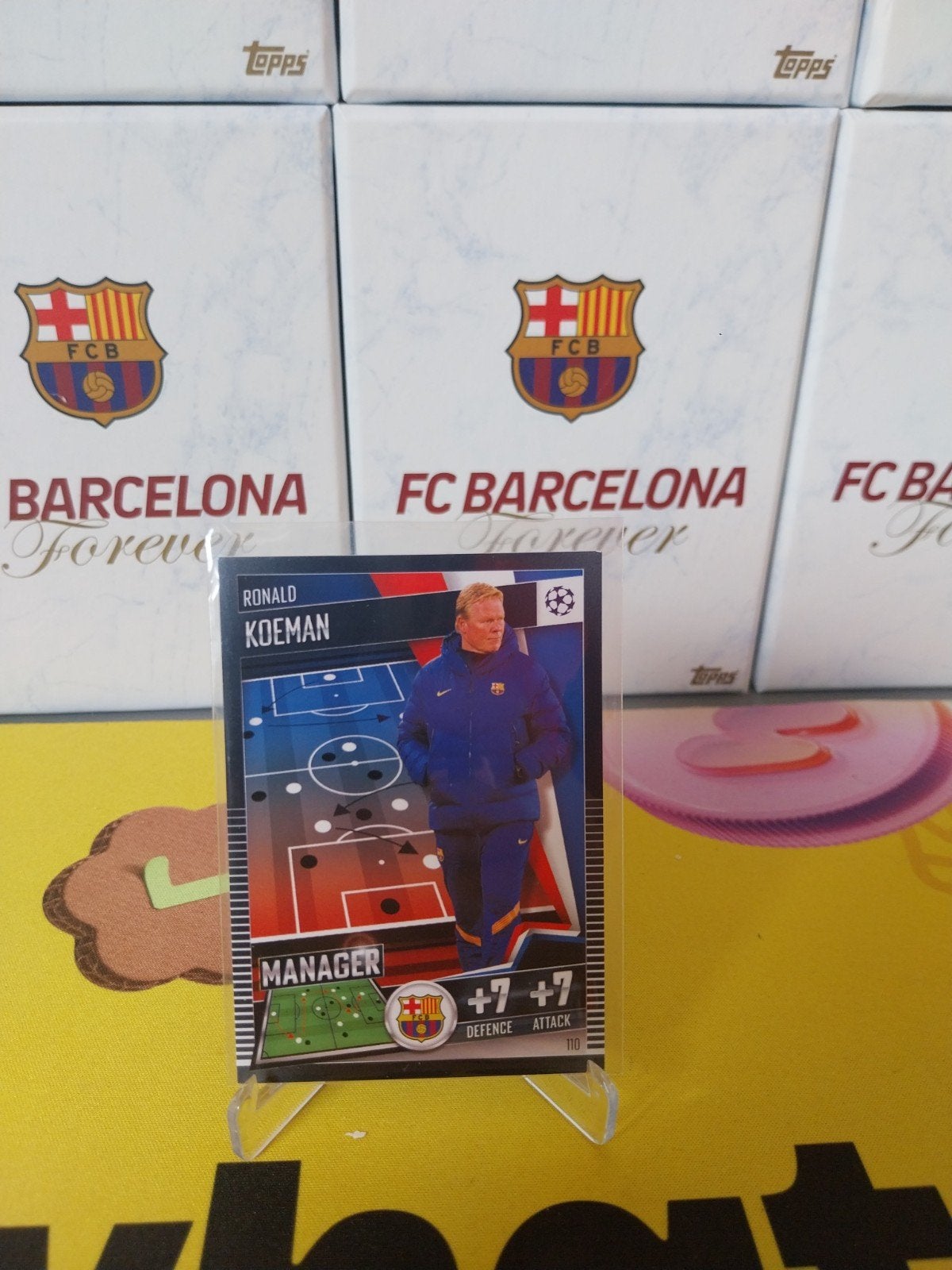 Ronald Koeman Topps Match Attax 101, Ophalen of Verzenden, Zo goed als nieuw, Plaatje