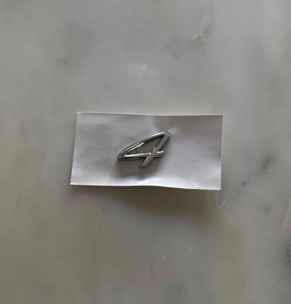 Porsche 4 logo sticker, Auto diversen, Verzenden
