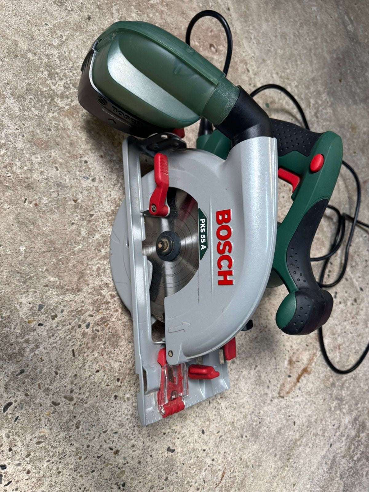 Bosch cirkelzaag., Cirkelzaag, Ophalen of Verzenden, Zo goed als nieuw, 30 tot 70 mm