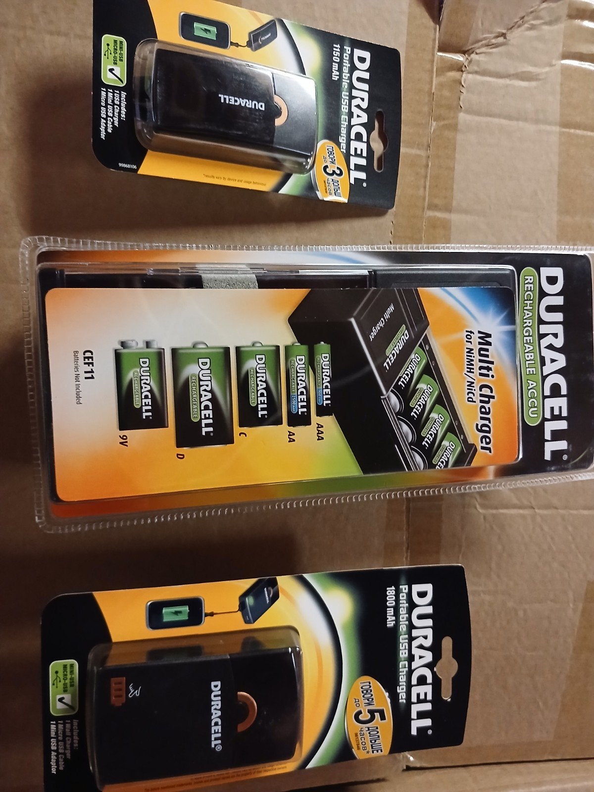 bieden Partij van 200 Duracell Opladers en Accessoires, Ophalen of Verzenden, Gebruikt, Oplaadbaar