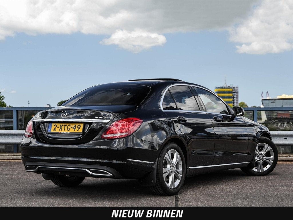 Mercedes-Benz C-klasse 220 CDI 170 PK Aut. Exclusive Schuifd, Auto's, Automaat, Achterwielaandrijving, 4 cilinders, Leder en Stof