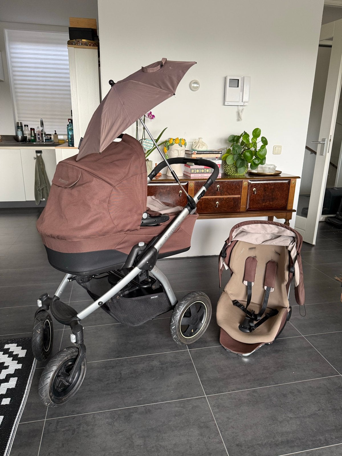 Maxi-Cosi Combiwagen, Kinderen en Baby's, Ophalen, Gebruikt, Combiwagen, Met autostoeltje