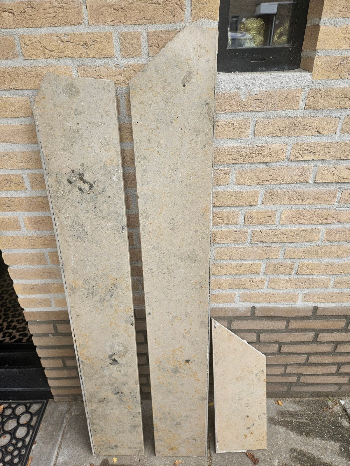 Vensterbank natuursteen, Ophalen, Gebruikt, Overige typen, Minder dan 5 m²
