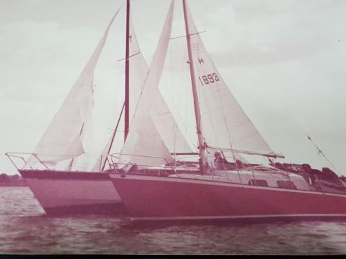 Foto, vintage, met zeilboten, Ophalen of Verzenden, 'T Olde Gre-j, Info@toldegrej.nl, Endepoelstraat 20f Didam