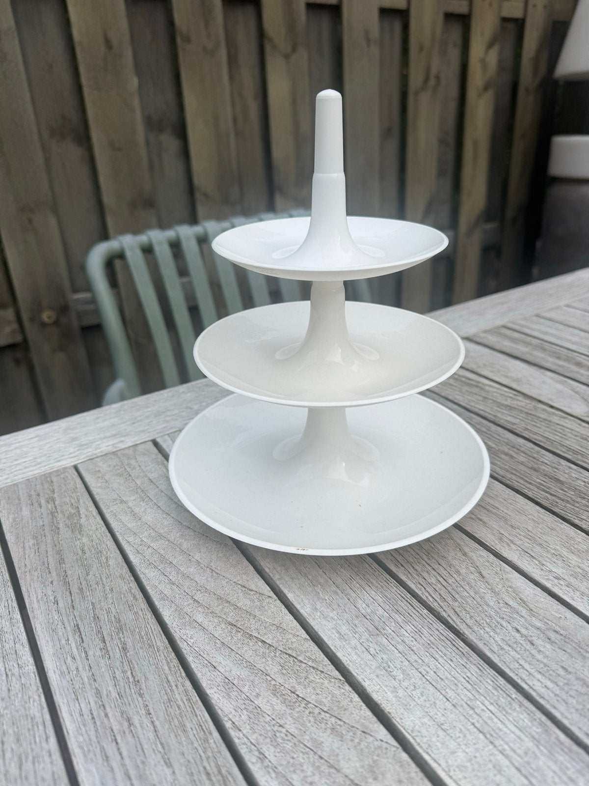 Witte etagère van Koziol, 3-laags, Made in Germany, Ophalen, Gebruikt, Kunststof, Modern