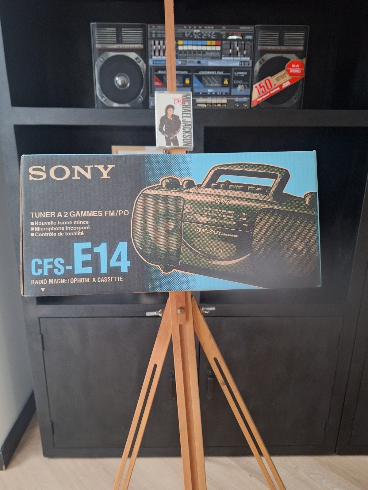 Zeldzame Sony Boombox CFS-E14 uit de jaren '90 - NIB!, Ophalen of Verzenden