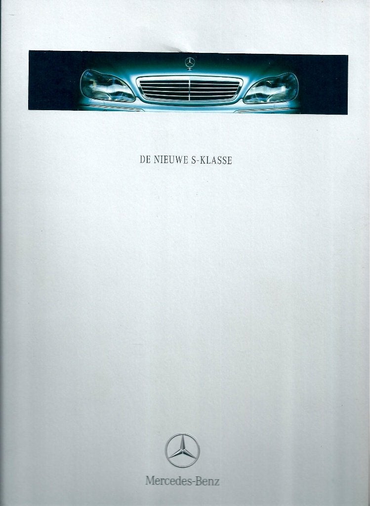 Brochure Mercedes S klasse September 1998, Ophalen of Verzenden, Gelezen, Mercedes