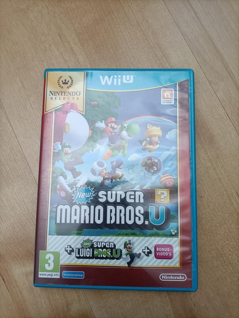New Super Mario Bros. U + New Super Luigi U - Wii U, Spelcomputers en Games, Games | Nintendo Wii U, Zo goed als nieuw, Platform