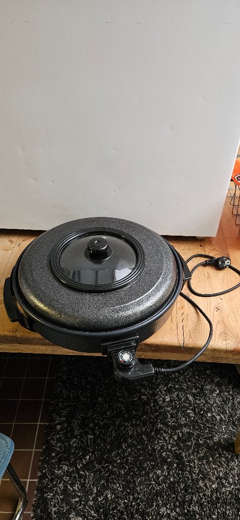 Partypan | Elektrisch | 5 stuks, Antiaanbaklaag, Ophalen, Gebruikt, Overige materialen