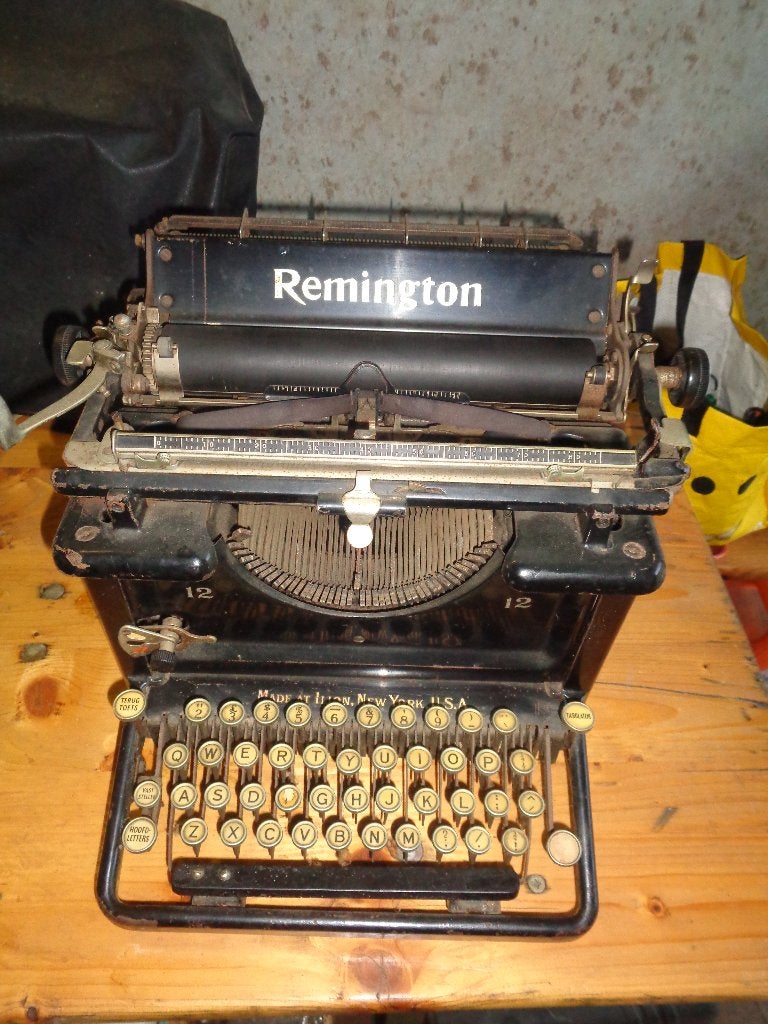 antiek typmachine remington, Diversen, Typemachines, Ophalen, Gebruikt