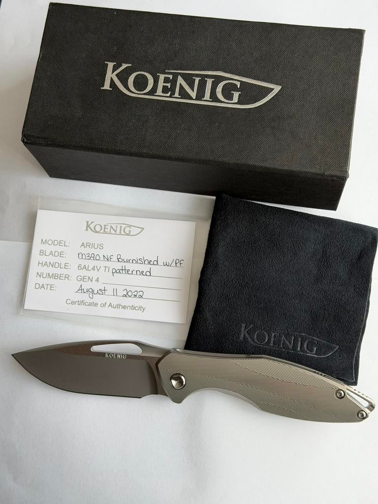 Koenig Arius M390 Non flipper, Ophalen of Verzenden, Zo goed als nieuw
