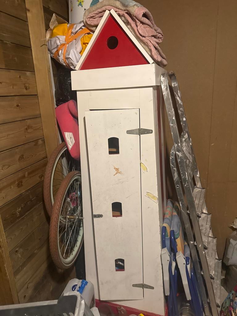 Leuke opbergkast in de vorm van een vuurtoren, Ophalen, Gebruikt