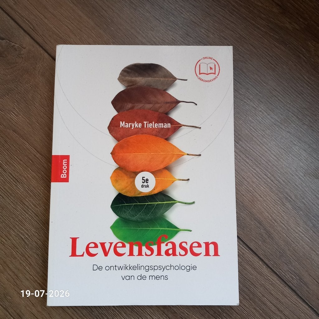 Levensfasen, Boeken, Maryke Tieleman, Ophalen of Verzenden, Ontwikkelingspsychologie, Zo goed als nieuw