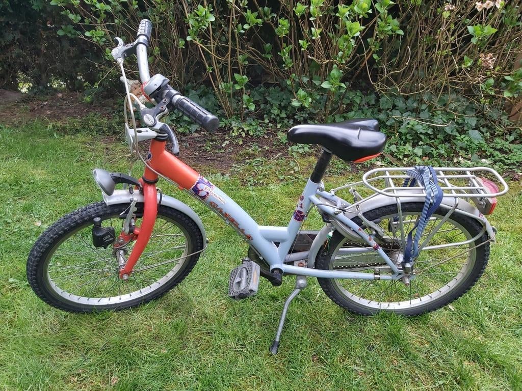 Gazelle meisjesfiets 20 inch, Fietsen en Brommers, Ophalen, Terugtraprem, Gebruikt, Handrem