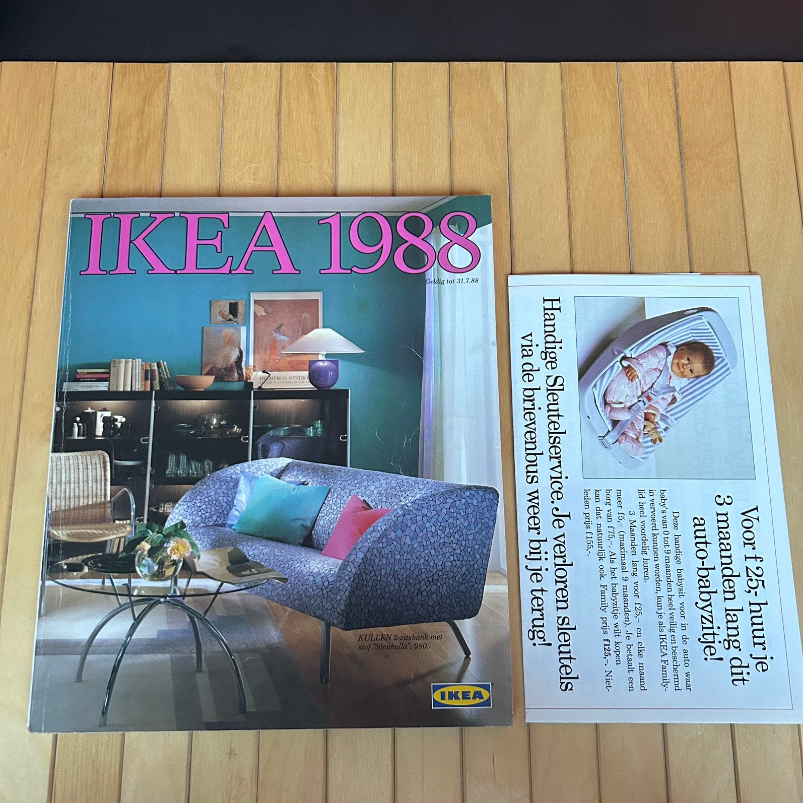 Originele Vintage IKEA Catalogus 1988 Retro Jaren '80 Design, Verzamelen, Retro, Ophalen of Verzenden, Huis en Inrichting