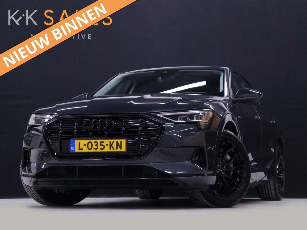 Audi e-tron Sportback 55 quattro edition 95 kWh [TREKHAAK, K, Auto's, Audi, Automaat, 131 €/maand, Stof, Zwart
