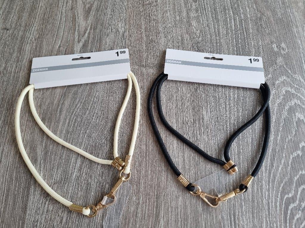 telefoonkoord wit en zwart, Ophalen, Nieuw, Telefoonhanger of Accessoire