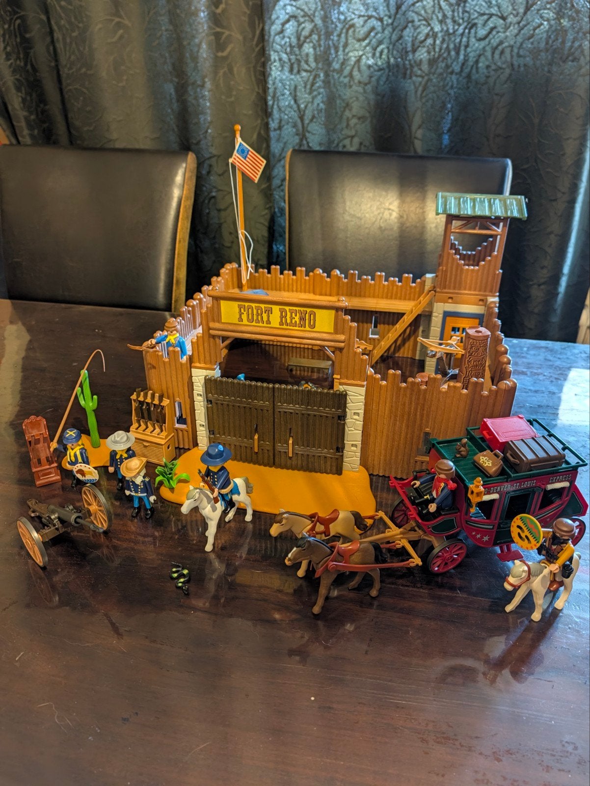 Playmobil Fort Reno met figuren en accessoires, Gebruikt, Complete set, Kasteel/Fort, Historisch