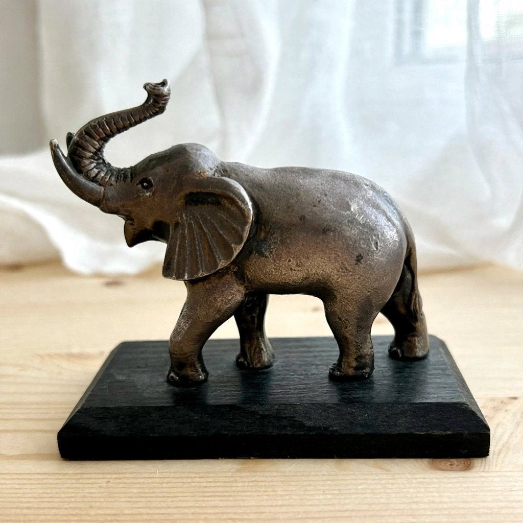 Vintage WNF Verzilverde Olifant - Jaren 80, Verzamelen, Ophalen of Verzenden, Zo goed als nieuw, Dier