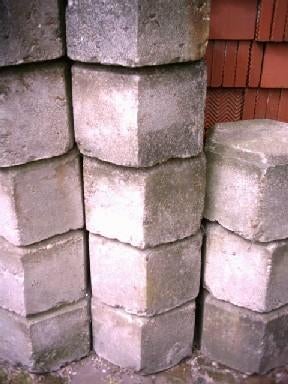 Keien 15 stuks Betonkeien zeskant, Tuin en Terras, Ophalen, Gebruikt