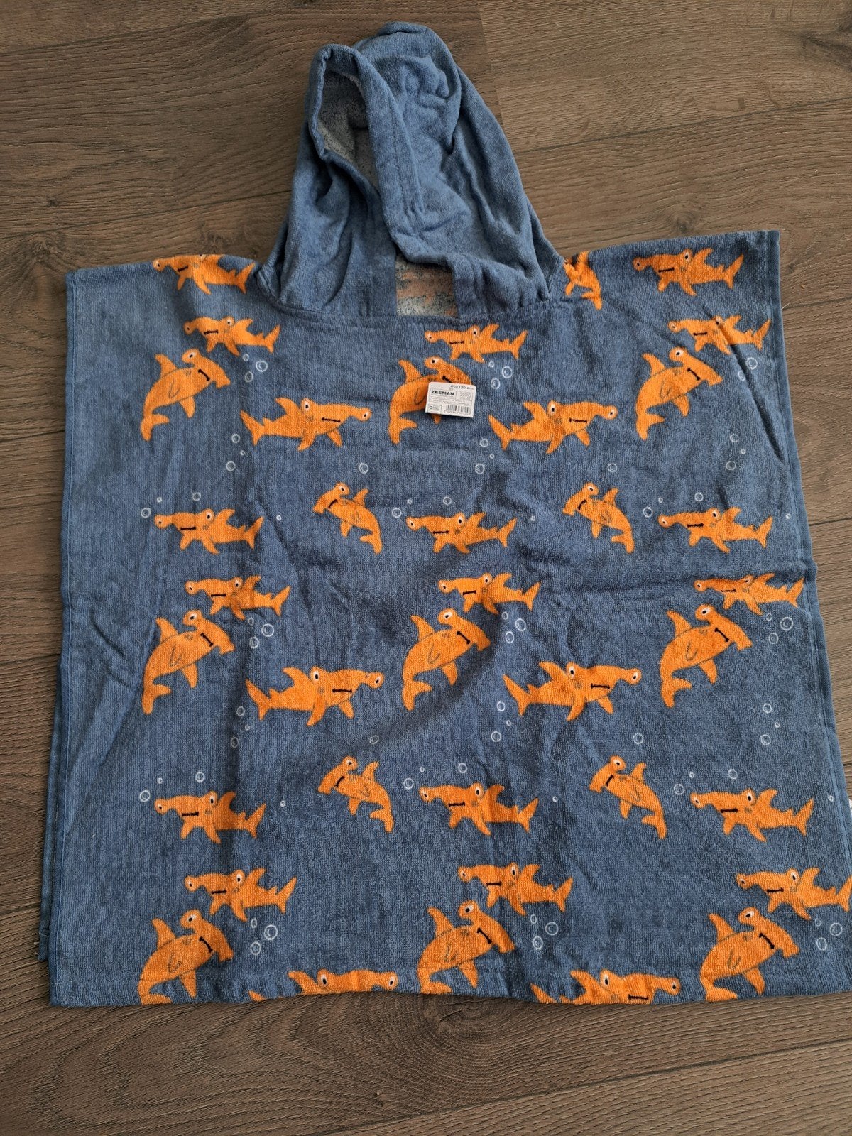 zeeman badcape vissen, Zeeman, One size, Nieuw, Ophalen of Verzenden