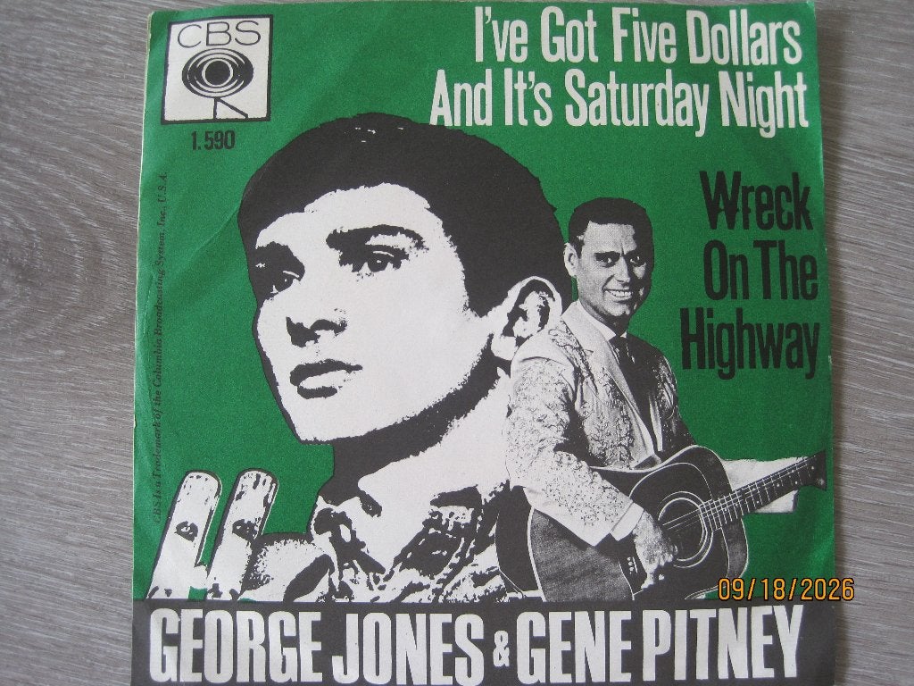 George Jones & Gene Pitney, Fotohoes, 7 inch, Ophalen of Verzenden, Zo goed als nieuw
