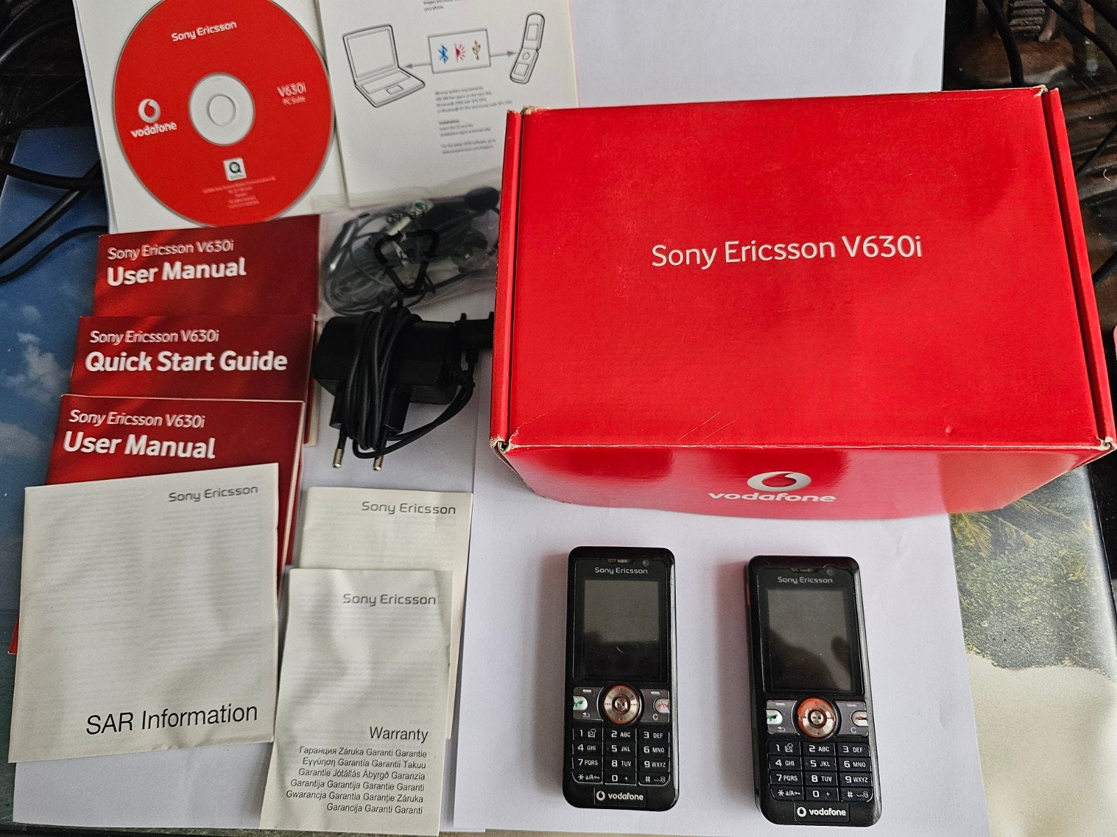 2 x Sony Ericsson V 630 i, Verzenden, Zwart