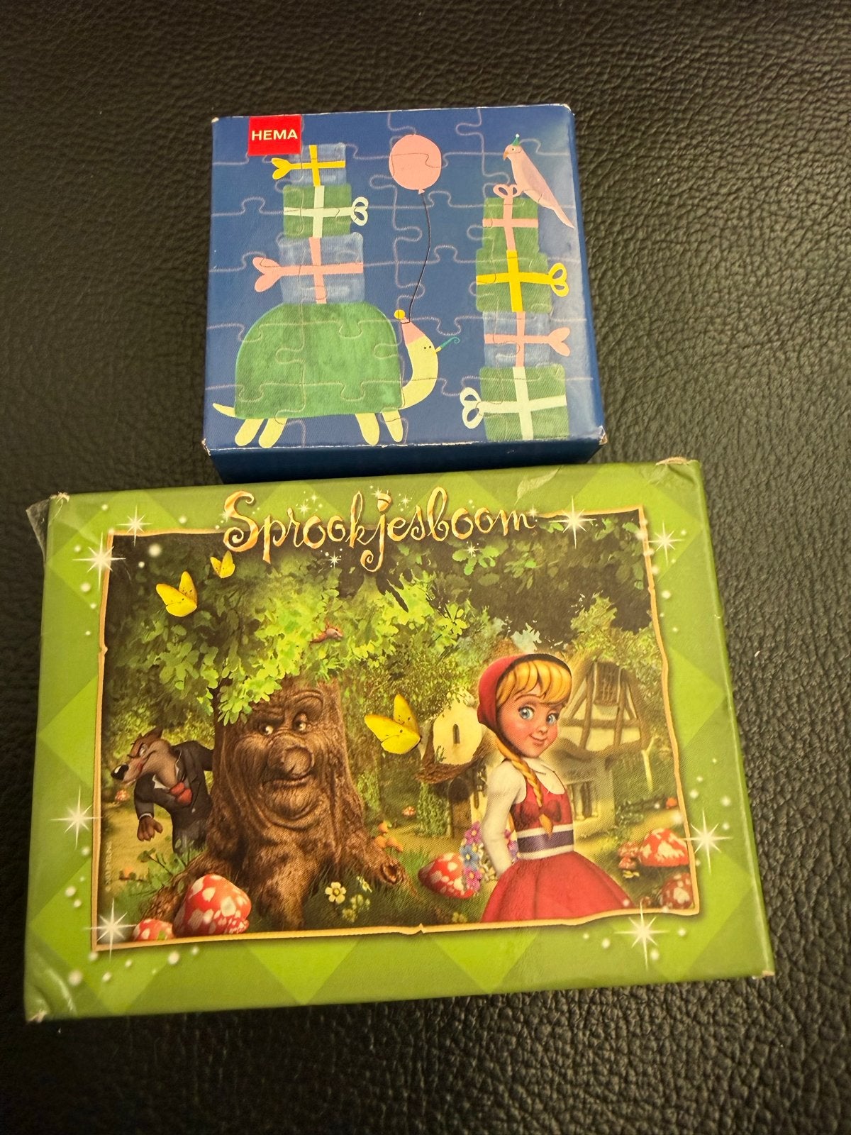 Efteling Sprookjesboom en HEMA Schildpad Puzzels, Kinderen en Baby's, Ophalen of Verzenden, 10 tot 50 stukjes, Gebruikt, 2 tot 4 jaar