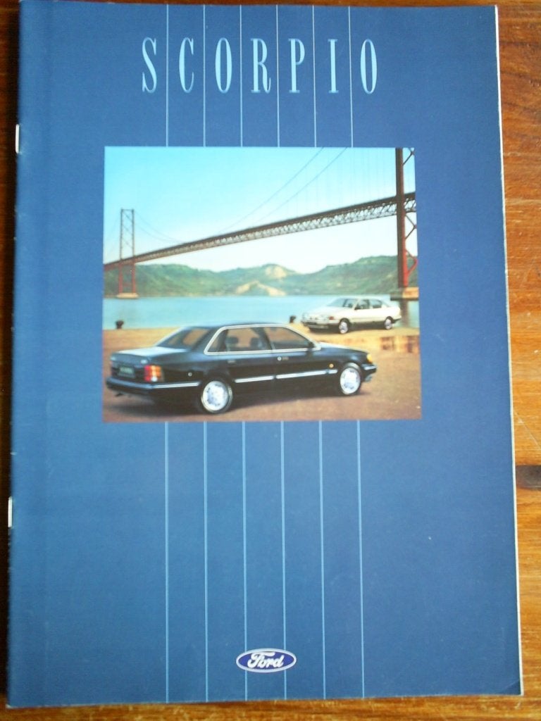 Ford Scorpio o.a. V6 / Ghia / 4 x 4 [ 7 / 1990 36 pag., Verzenden, Zo goed als nieuw, Ford