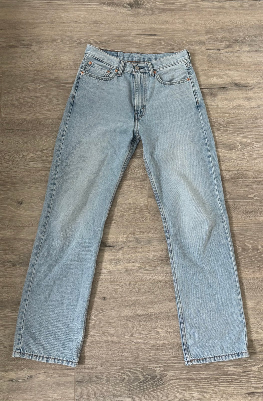 Levi’s 565 loose straight blauwe spijkerbroek 29/32, Verzenden, Zo goed als nieuw, Blauw, W32 (confectie 46) of kleiner
