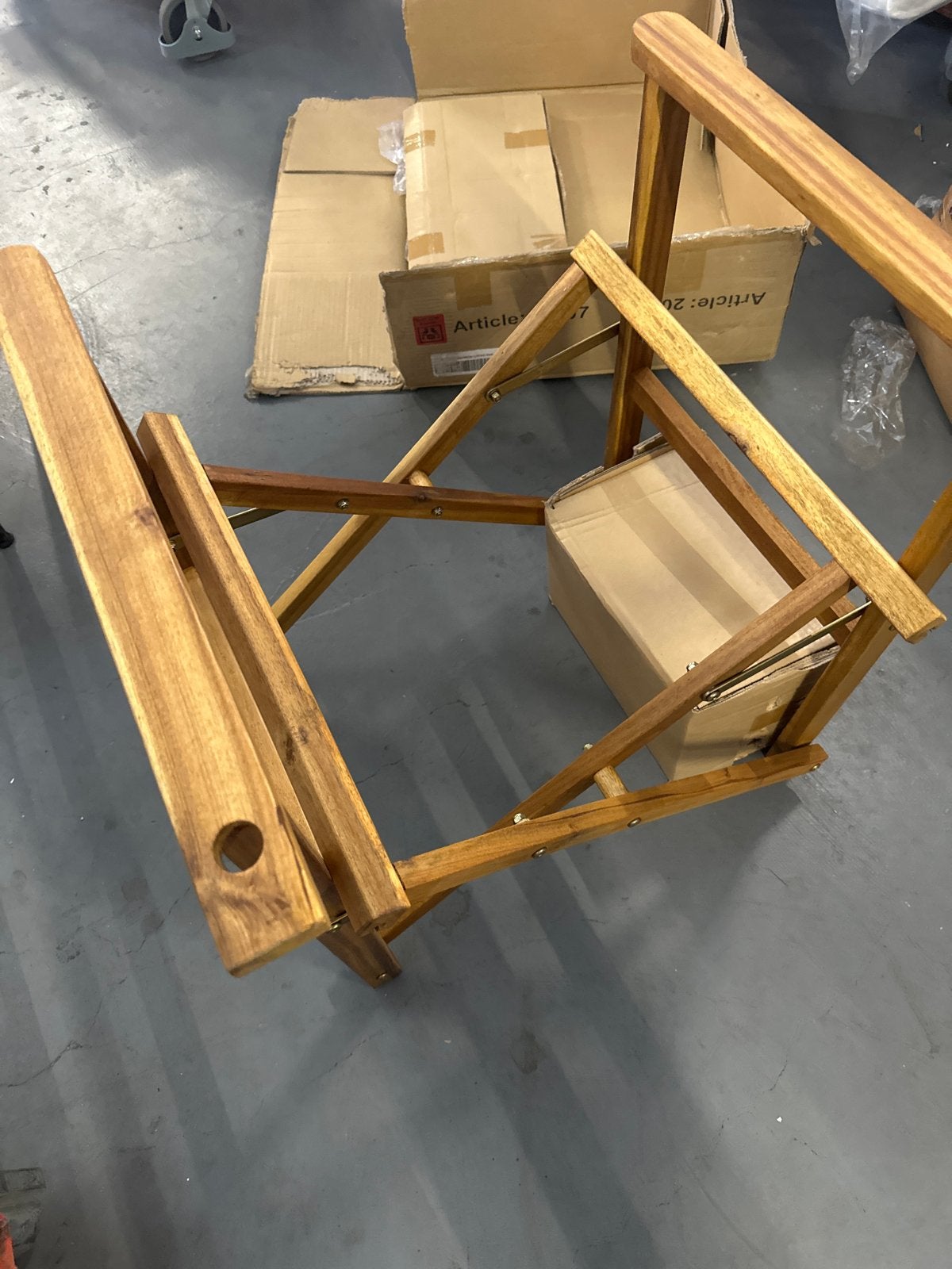 Nieuw houten krukje - Handig en compact, Nieuw, Ophalen of Verzenden, Nvt, Nvt