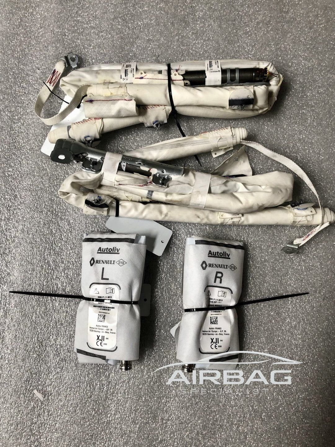 hemel dak en stoel airbag Links + rechts Renault Clio 2020+, Gebruikt, -, Renault, -