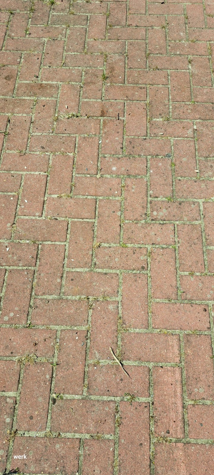 Rode bkk 8 cm, Ophalen, Gebruikt, Klinkers, 10 m² of meer