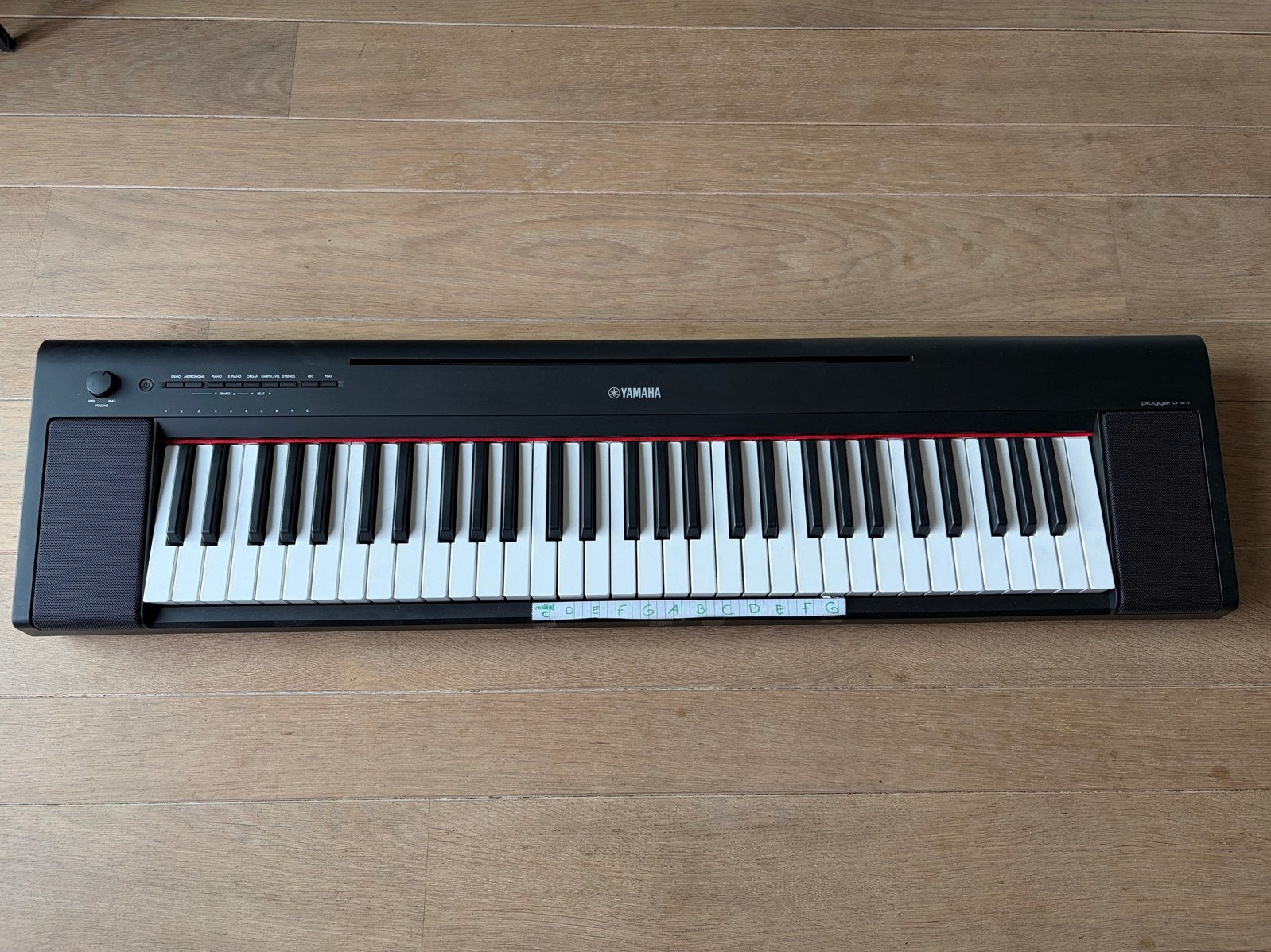 Yamaha Piaggero NP-15 Digitale Piano Zwart, Muziek en Instrumenten, Piano's, Ophalen, Zwart, Digitaal, Zo goed als nieuw