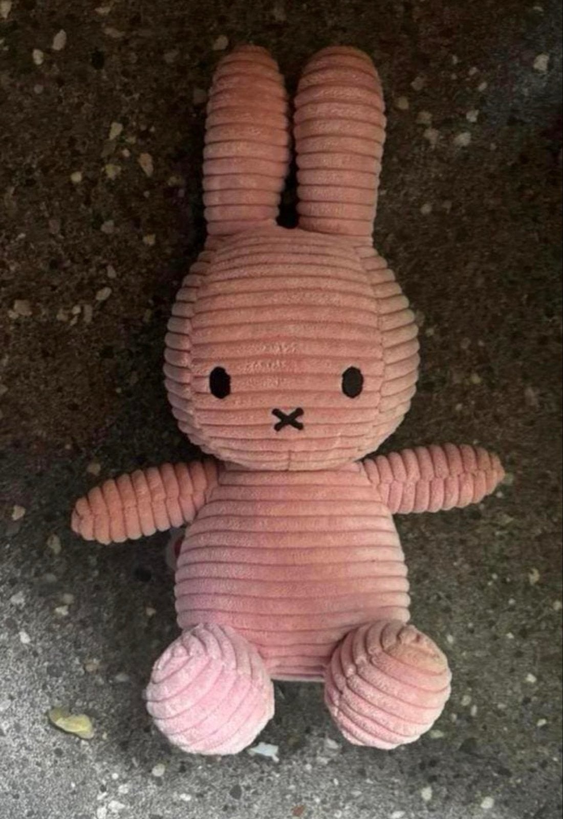 Nijntje Corduroy Knuffel - Roze, Overige merken, Konijn, Nijntje, Ophalen of Verzenden