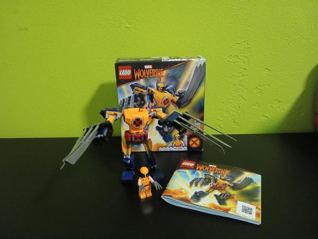 Lego 76202: Wolverine Mech Armour, Ophalen of Verzenden, Zo goed als nieuw, Complete set, Lego