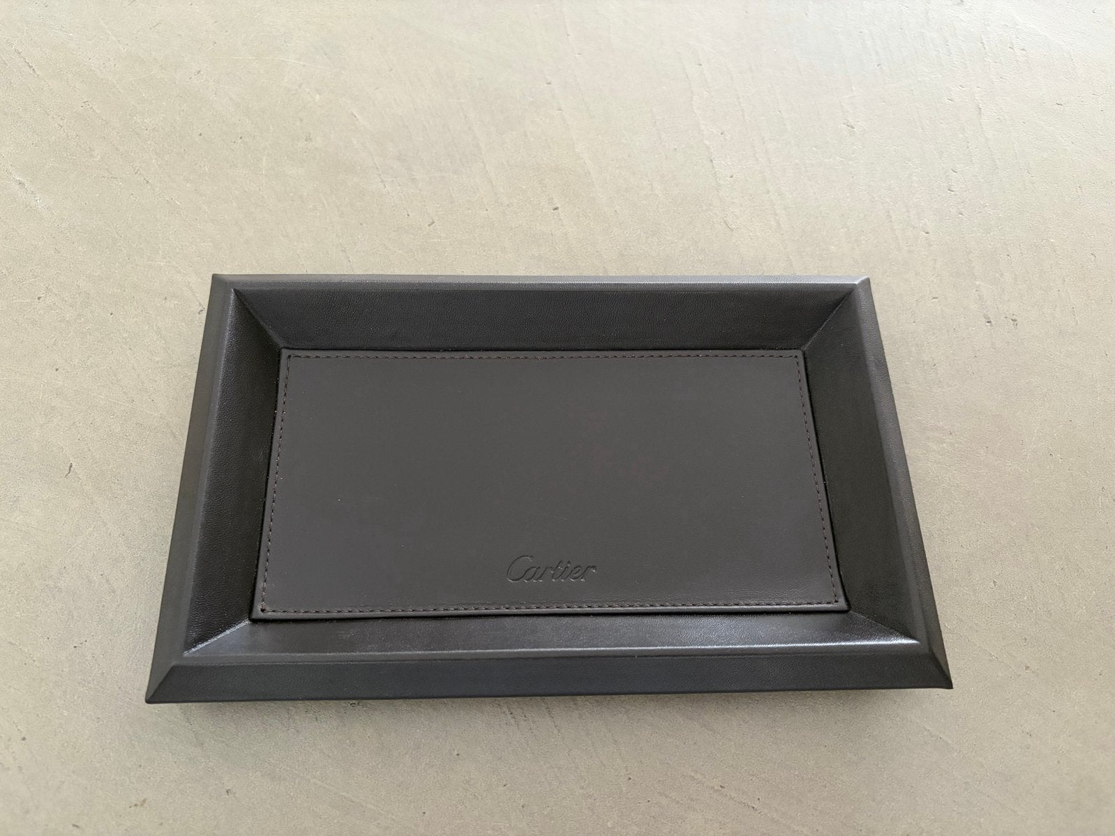 Originele Cartier dealer tray, Huis en Inrichting, Zwart, Leer, Ophalen of Verzenden, Klassiek