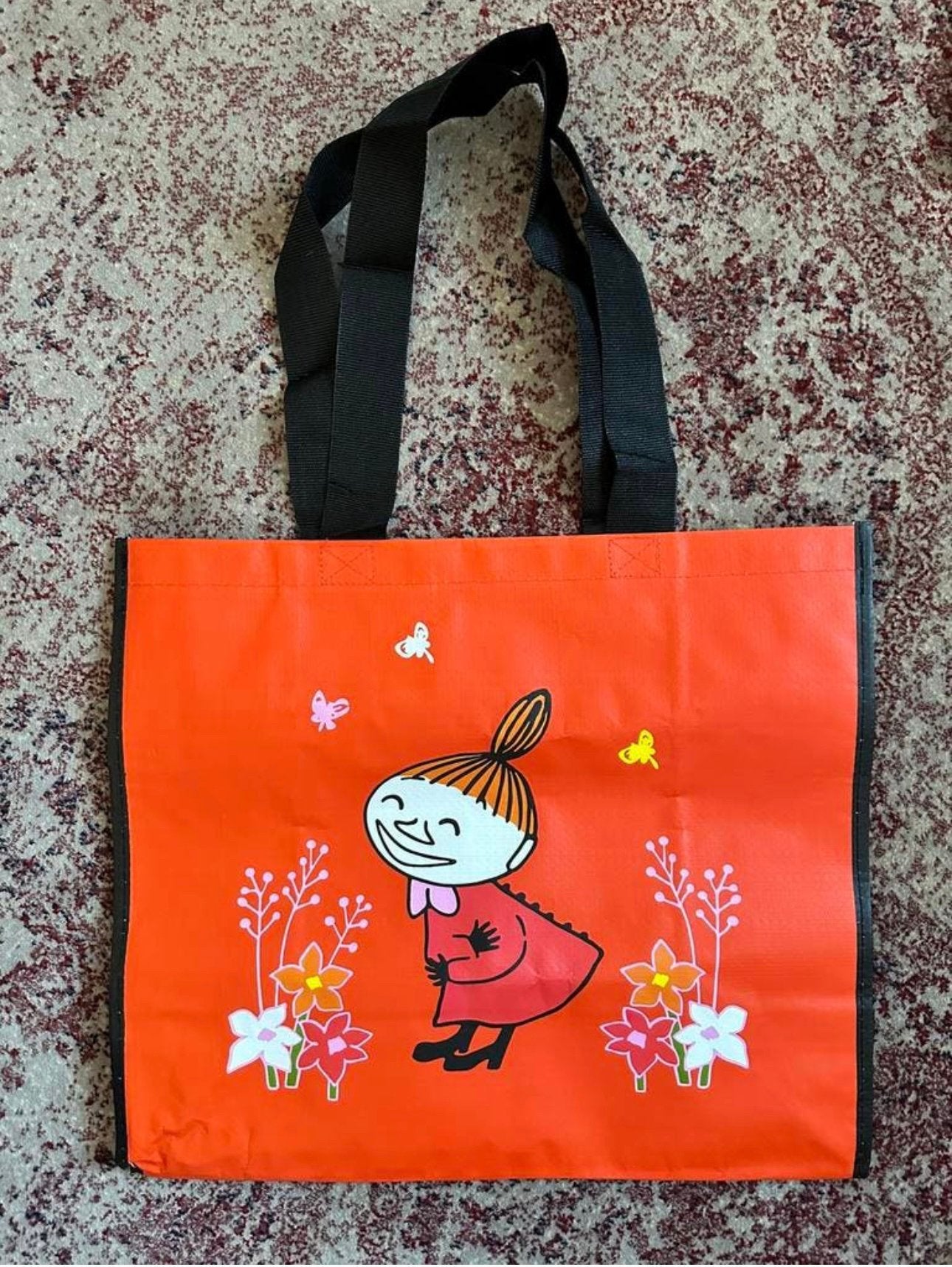 Moomin Shopper Tas Nieuw Rood Blauw Zwart Knuffel, Ophalen, Blauw, Shopper, Nieuw