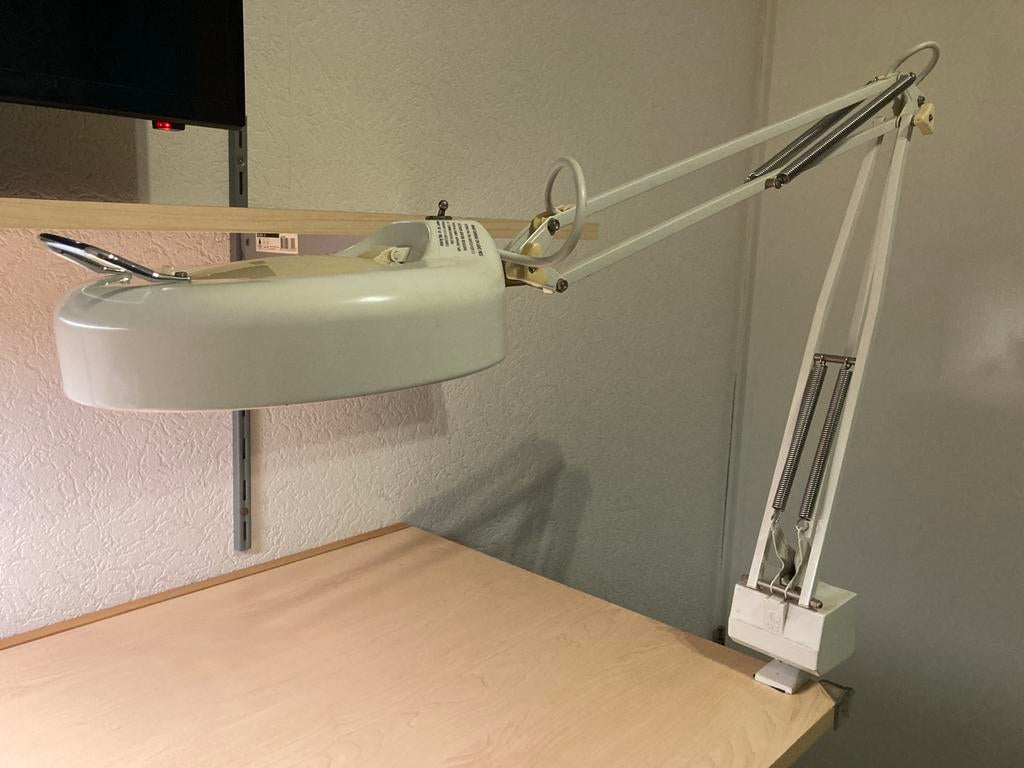 Loeplamp vintage, Ophalen of Verzenden, Zo goed als nieuw, Minder dan 130 cm, Verlichting