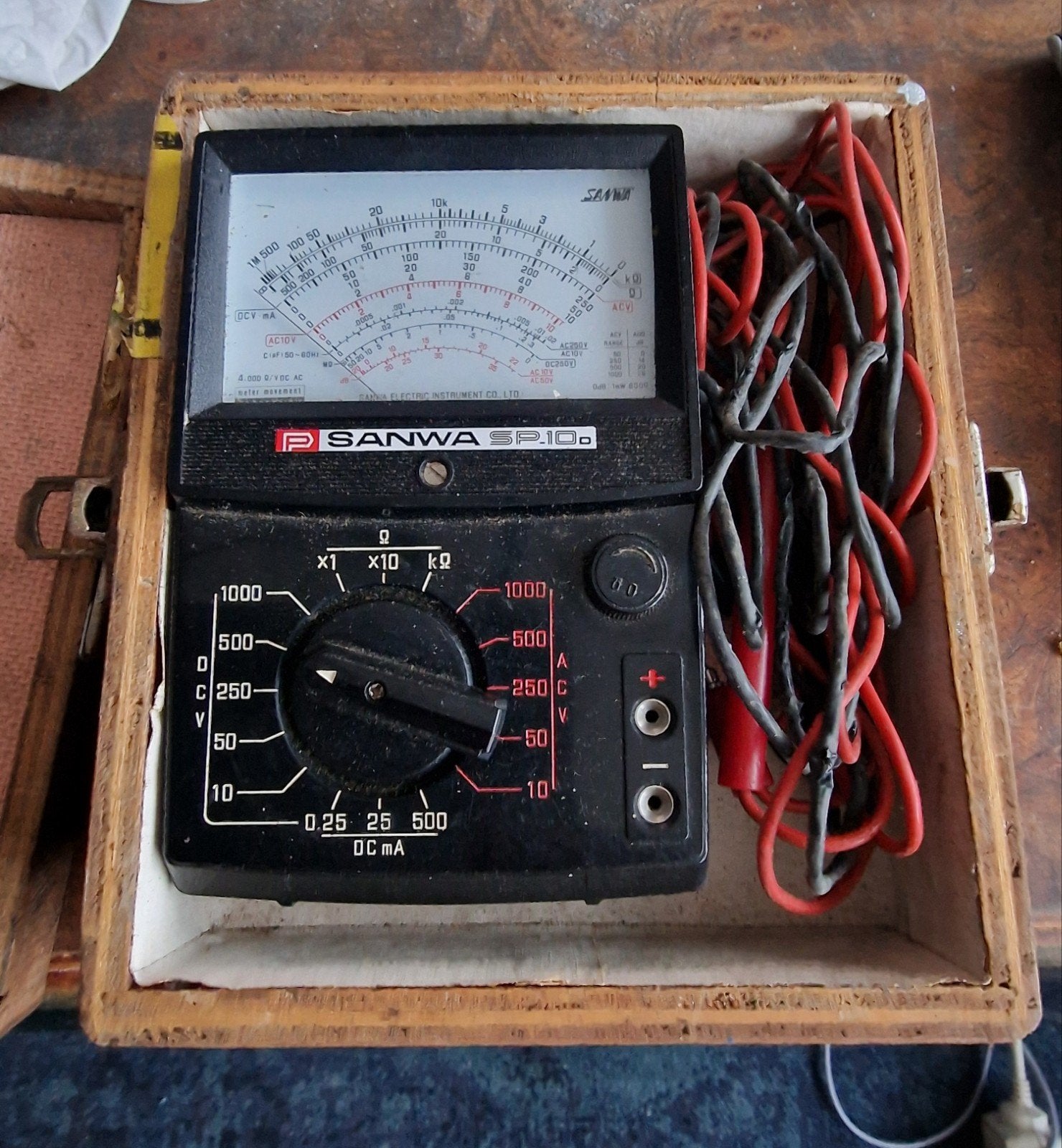 oude sanwa multimeter, Ophalen