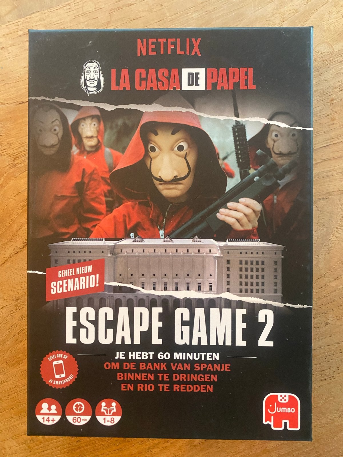 La Casa de Papel Escape Game 2 - Netflix Editie, Een of twee spelers, Ophalen of Verzenden, Zo goed als nieuw