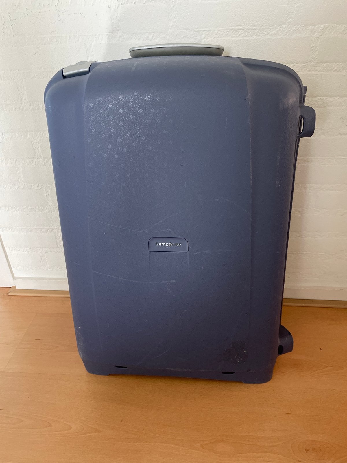 Samsonite Koffer - lavendelblauw met Wieltjes, Ophalen, 40 tot 60 cm, Gebruikt, 20 tot 30 cm