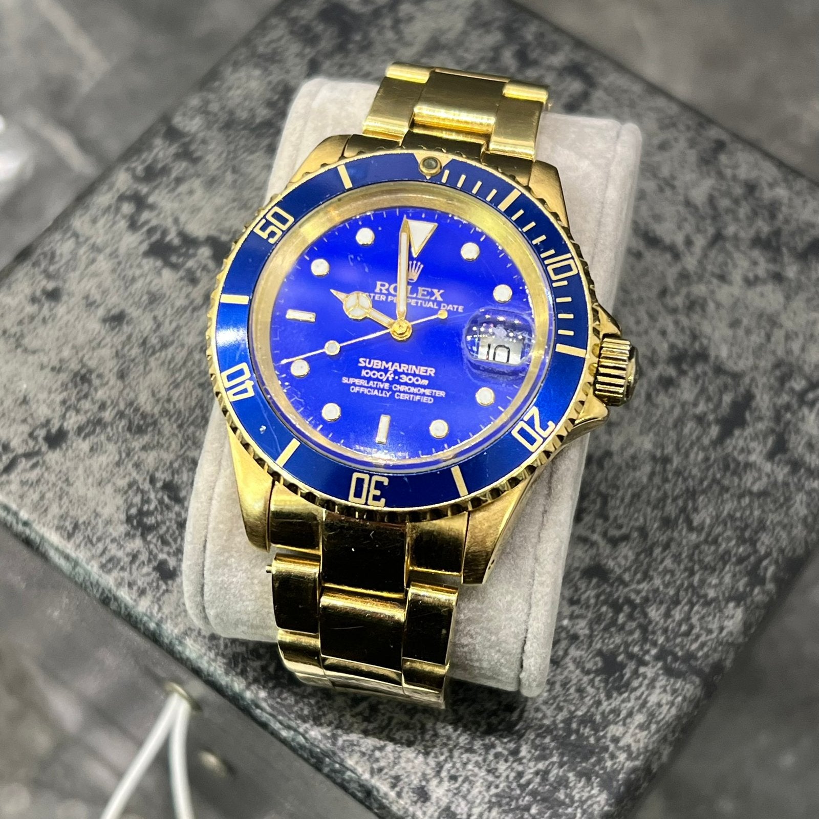 Gouden rolex Genève 18 karaat submariner 150 gram, Sieraden, Tassen en Uiterlijk, Horloges | Heren, Ophalen of Verzenden, Zo goed als nieuw