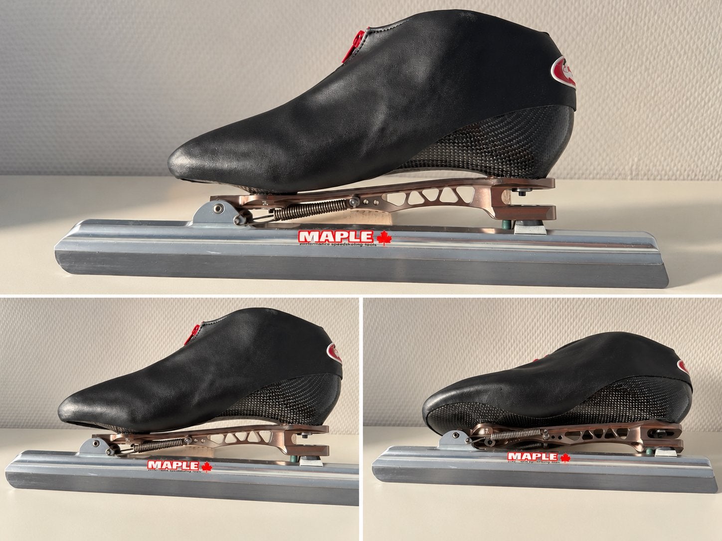Klapschaatsen maple comet/groothuis 44, Ophalen, Klapschaats, Zo goed als nieuw, Maple