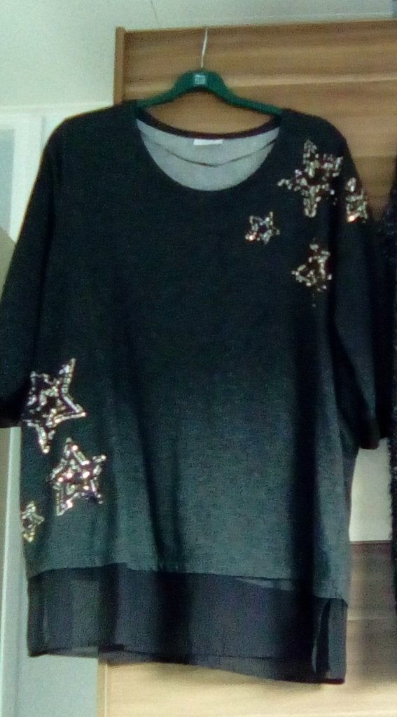 Donkergrijs shirt, Ophalen of Verzenden, Zo goed als nieuw, Grijs, Shirt of Top